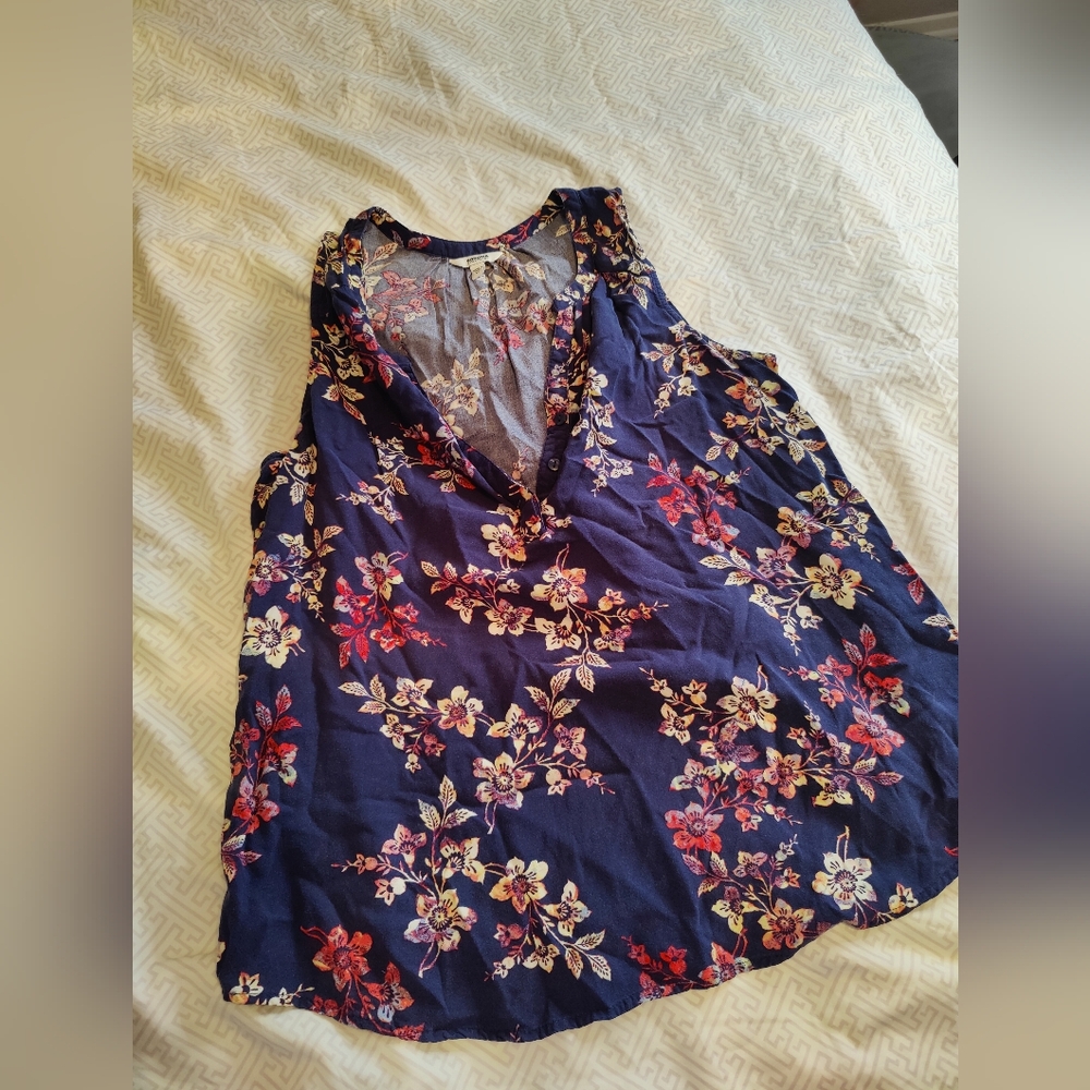 Sonoma floral tank top